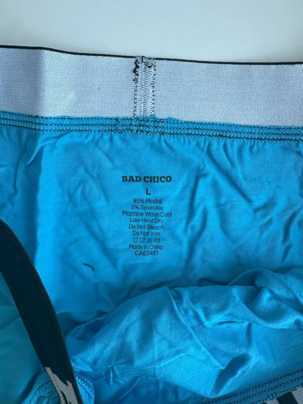 BAD CHICO - Blue Lagoon Modal Brief - Blue (Size S)